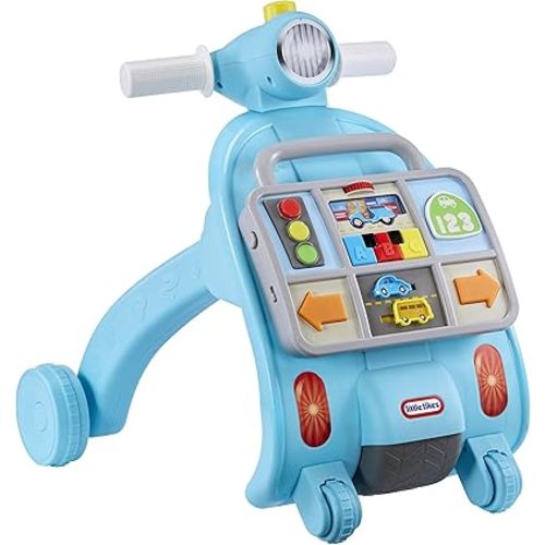 Little Tikes Learn & Play Learning Lane Activity Walker, Sit-to Stand, Walking, Sounds, Learning, Sound Effects, Gift & Travel Toy for Babies Infants Toddlers Girls Boys 9+ Months