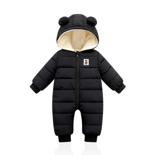 Lovebay Infant Baby Winter Down Snowsuit Newborn Hooded Romper Padded Bodysuit with Warm Fleece Lining