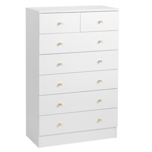 Winado White 7-Drawer Standard Dresser LO1G52004016 at Lowes.com