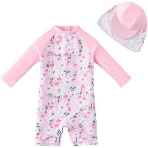UMELOK Baby Girl Swimsuit Infant UPF 50+ Bathing Suit Size Months