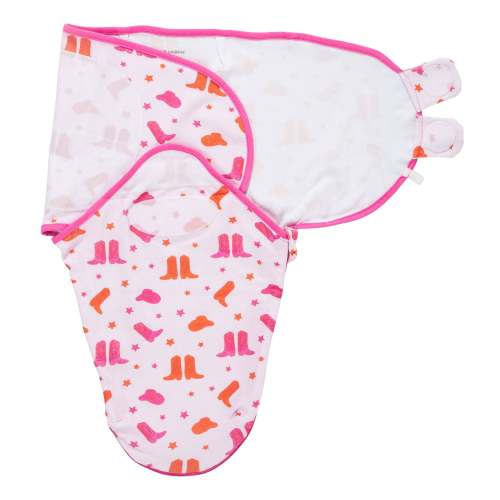 Life is Better in Pink Boots Swaddle – With Love, Poppy