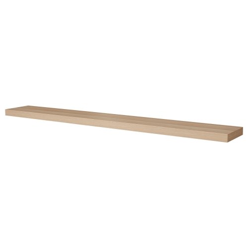 LACK Wall shelf - white stained oak effect 190x26 cm (74 3/4x10 1/4 ")