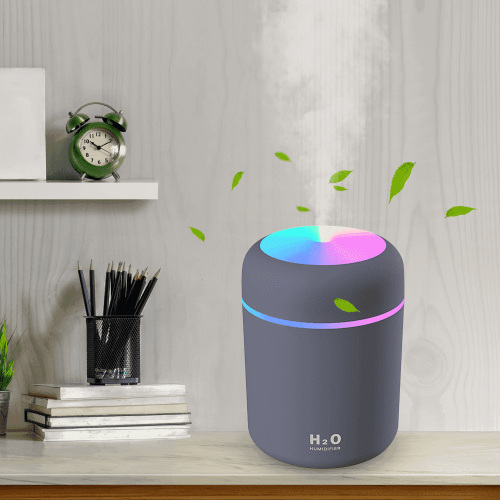 BCOOSS Humidifier for Room Home Quiet Ultrasonic Air Portable humidifiers for Bedroom,Navy Blue