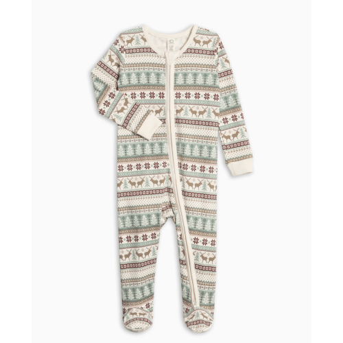 Peyton Zipper Sleeper - Fairisle