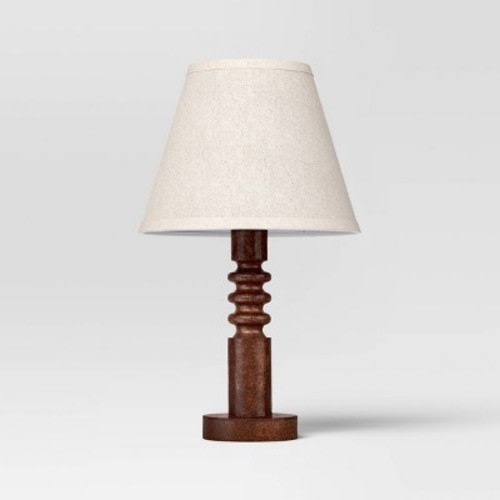 Mid Tone Wood Table Lamp - Threshold™