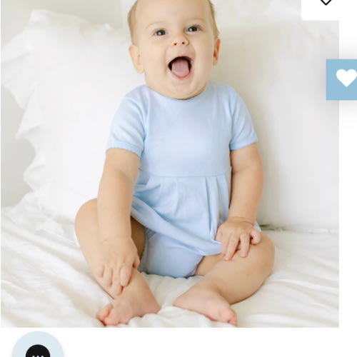 Essentials Solid Bubble - Blue – Magnolia Baby