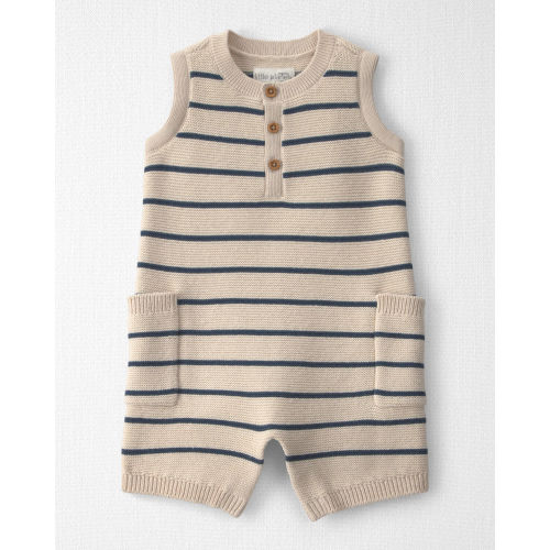 Baby Organic Cotton Knit Romper in Stripes - Little Planet | Carter's