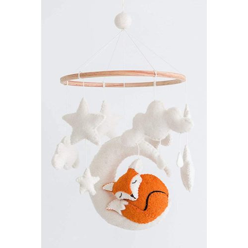 Woodland Baby Mobile, Fox Mobile, Stars and Moon Mobile, Stars Mobile