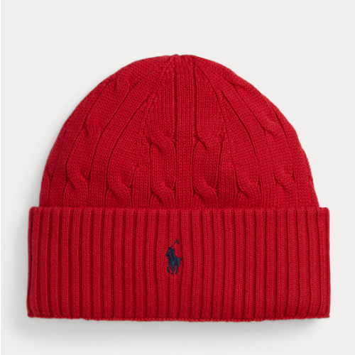 Cable-Knit Cotton Hat
