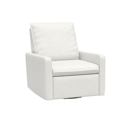 Paxton Power Recliner Performance Slub Weave White