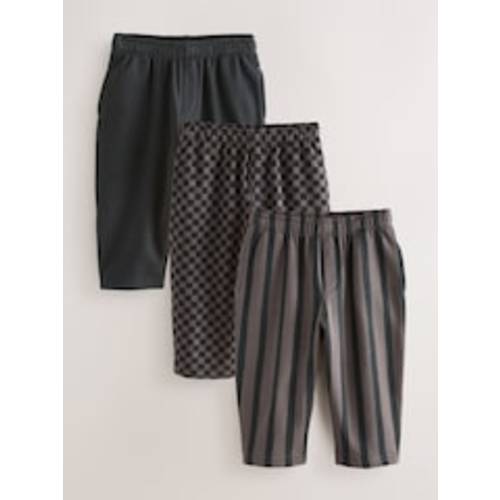 Buy Black/ Charcoal Grey 3 Pack Wide Leg Jersey Joggers (3mths-7yrs) from Next USA
