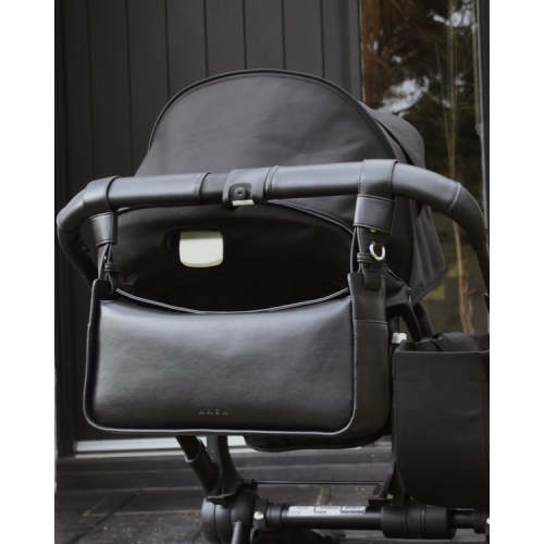 Black Pram Bag | RHEA Baby Bags for Stylish Mums