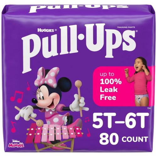 Pull-Ups Girls' (Size 5T-6T 80 Count)