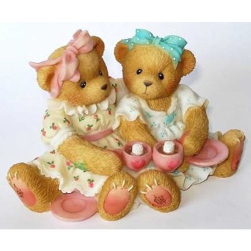 Cherished teddies When you find A Sunbeam, Share the Warmth~2 sisters having cocoa