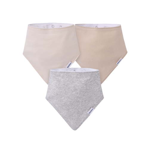 Gerber Baby Boy or Girl Neutral Cotton Bandana Bibs, 3-Pack, One Size