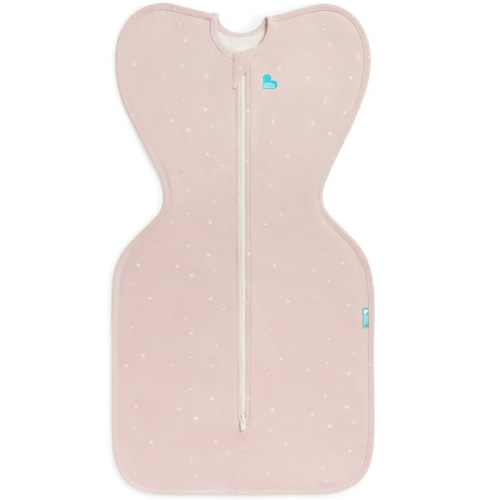 Love to Dream Swaddle UP, Baby Sleep Sack, Self-Soothing Swaddles for Newborns, Snug Fit Helps Calm Startle Reflex, New Born Essentials for Baby, 1.0 TOG, 8-13lbs, Powder Pink Twinkle
