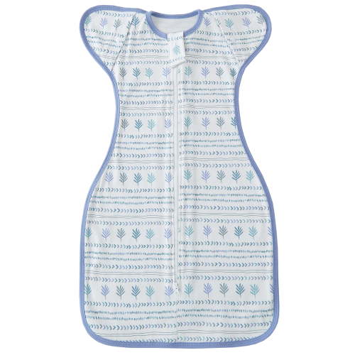 ATAIKU Newborn Swaddle Sleep Sack 0-6 Months Arms Up Transition Swaddles for Unisex Baby with Arms In/Out 2-Way Zipper 100% Cotton 0.5 Tog