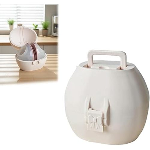 Breast Pump Holder for Momcozy V1 Pro, Compact Storage for Milk Parts, Fridge-Friendly Pumping Solution, Lightweight & Easy to Clean