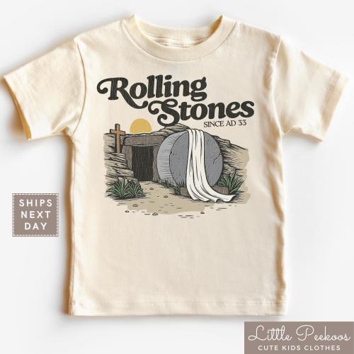 Christian Easter Kids Shirt - Since AD 33 Faith Based Kids Tshirt - Tomb is Empty Resurrection Sunday Outfit - Jesus Toddler & Youth Tees