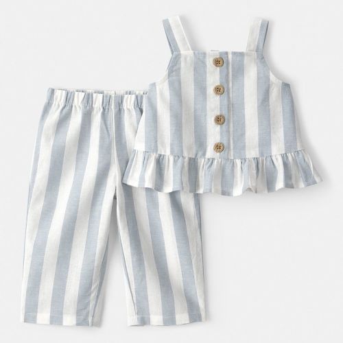 Baby Girl Carter's 2-Piece Sleeveless Top & Pants Set