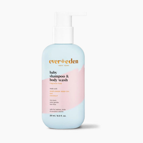 Evereden Baby Shampoo and Body Wash - Fragrance Free, 251ml