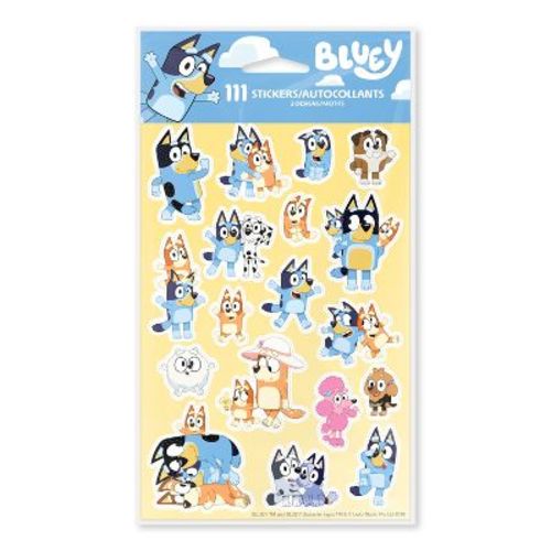 Carlton Cards 111ct All Occasion Bluey Sticker Pack for Kids