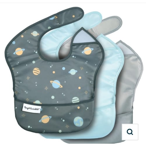 Mess-Proof Easy Waterproof Food Bibs Multi-Pack Sets | Baby & Toddler- PFAS, PVC, BPA, Phthalate Free