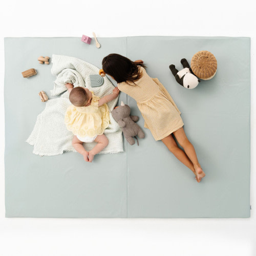 Toki Kids Standard Vegan Leather Play Mat - Sage