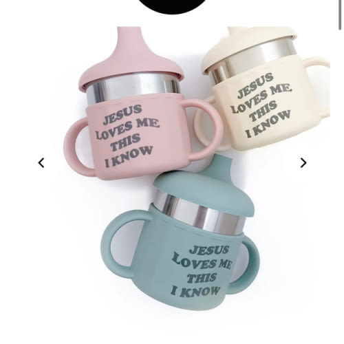 Jesus Loves Me This I Know Sippy Cup – OUR HOUSE ABOVE