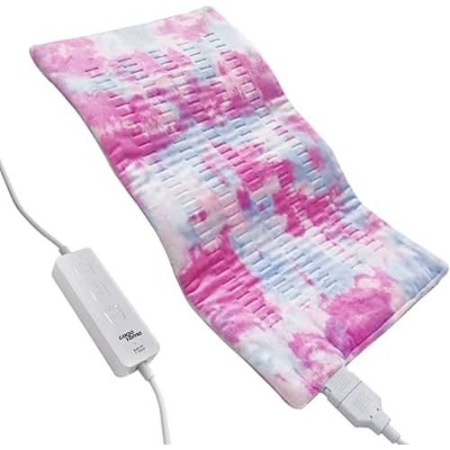 GOQOTOMO Heating Pad Fast-Heating Technology for Back/Waist/Abdomen/Sh-oulder/Neck Pain and Cramps Relief - Moist and Dry Heat Therapy with Auto-Off Hot Heated Pad by-Colorful