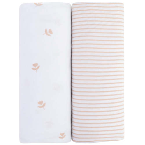 Mauve Crib Sheet Set | breathable and hypoallergenic comfort – Ely's & Co.