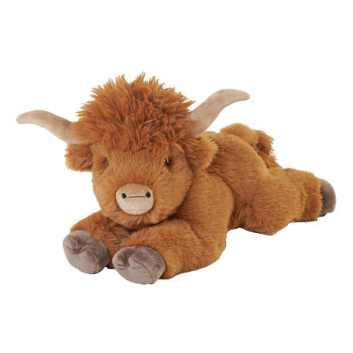 Wild Republic Ecokins Highland Cow Stuffed Animal, 12" - Wild Republic