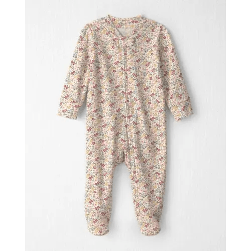 Baby Girl Organic Cotton Sleep & Play Pajamas in Floral - Little Planet | Carter's