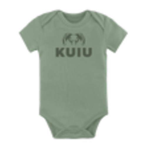 KUIU Stacked Logo Baby One-Piece | Thyme