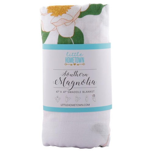 Southern Magnolia Baby Muslin Swaddle Blanket Breathable – Little Hometown