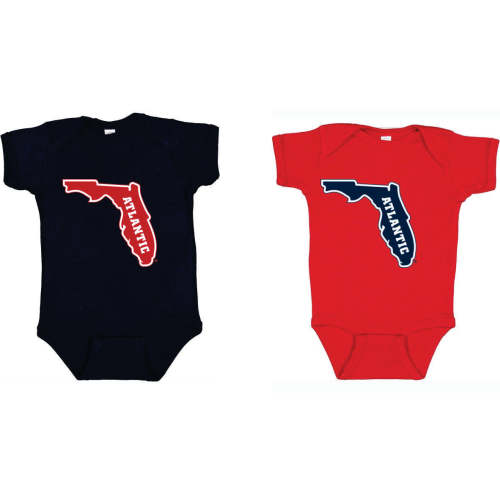 Owls Infant Onesie State Florida Atlantic