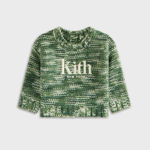 Kith Baby Space Dye Logo Sweater - Bay Breeze