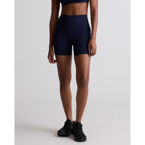 Power-Up High-Rise Training Shorts in Espresso