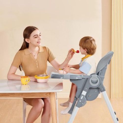 Baby High Chair, Multifunctional Infant Highchairs with Adjustable Height and Recline, Foldable High Chair for Babies & Toddlers, High Chair