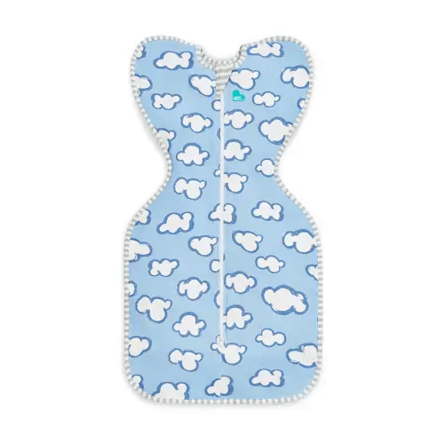 Swaddle Up™ 1.0 TOG Cotton Dusty Blue Daydream