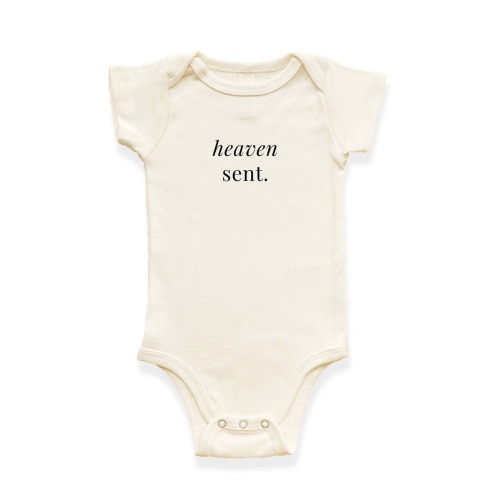 Heaven Sent Organic Cotton Baby Bodysuit