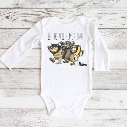 Let The Wild Rumpus Start Where The Wild Things Are Romper, Wild Ones Children's Shirt