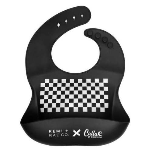 CHECKED OUT BIB - BLACK – REMI + RAE CO.