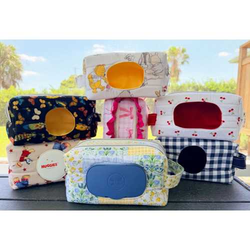Custom wipes and diapers pouch
