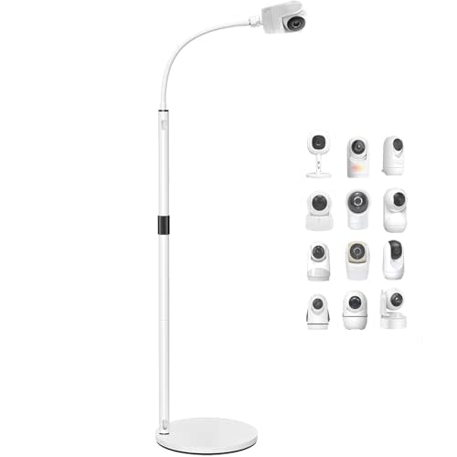 Baby Monitor Floor Stand Mount Compatible for Nanit Pro (with Flex Stand),Vtech HQ Max/VM901/VM924/VM919/RM7764,Momcozy,Babysense(MaxView),HelloBaby,Heavy-Duty Stand