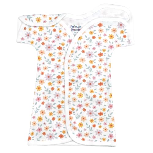 NICU Gown - Micro | Open-Shoulder, Short-Sleeve, NICU Friendly Preemie Clothing