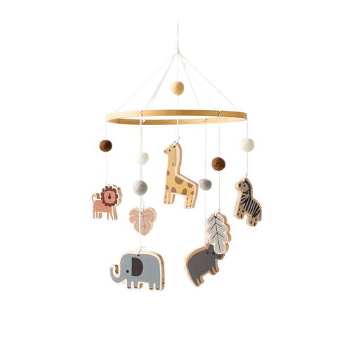 2024 TOP! Baby Mobile for Crib - Jungle Animals Nursery Girl Or Boy Gender Neutral Handmade