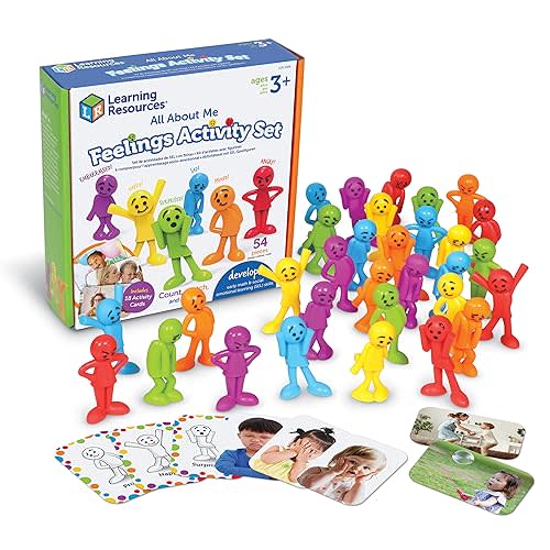 Learning Resources All About Me Feelings Activity Set | Emotional Regulation Tools for Kids, Preschool Classroom Must Haves, Toddler Social Skills Activities