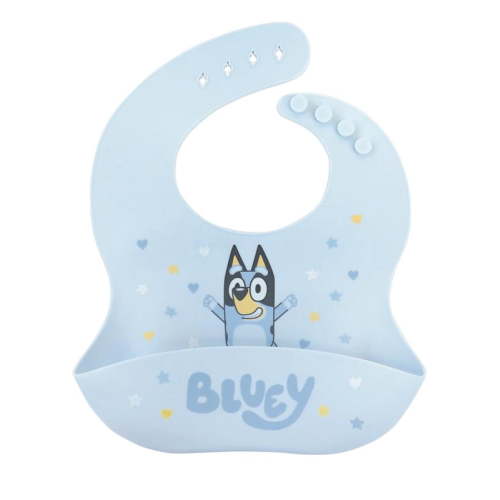 BLUEY SILICONE BIB
