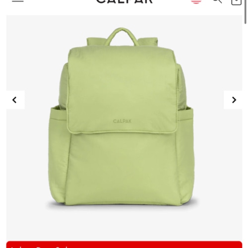 Convertible Mini Diaper Backpack - lime